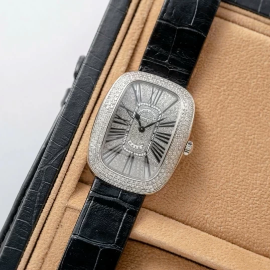 Franck Muller Galet 3002 M QZ R Full Diamonds