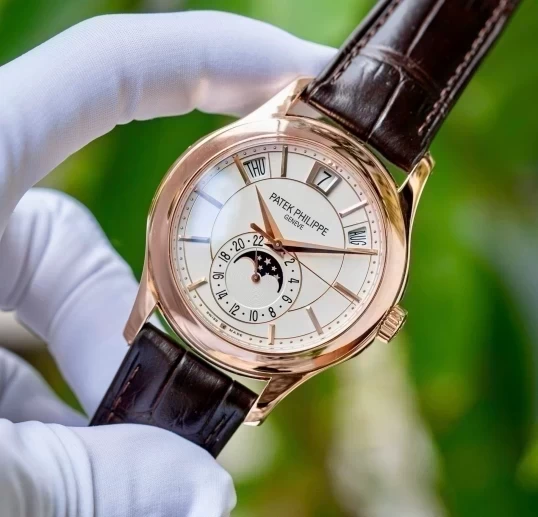 Patek Philippe Complications 5205R-001 Annual Calendar Moonphase White 40mm