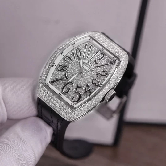 Franck Muller Vanguard V32 Full Diamonds Fullbox