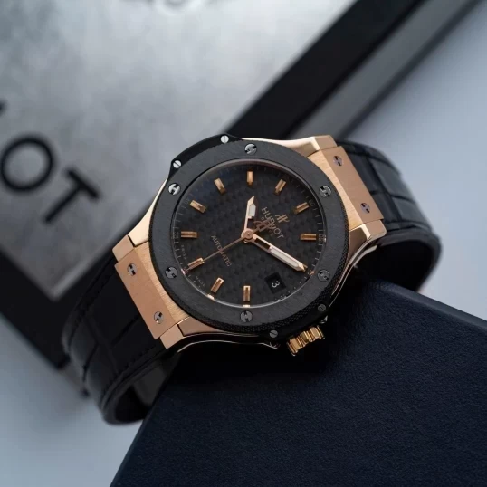 Hublot Big Bang Automatic Gold 38mm 365.PM.1780.LR Carbon Dial