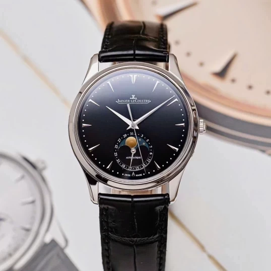 Jaeger-LeCoultre Master Ultra Thin Moon 39mm Q1368470 Black Dial