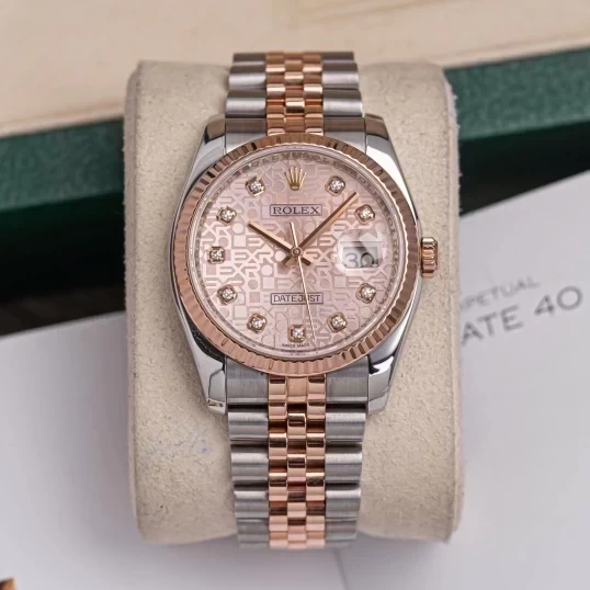 Rolex Oyster Perpetual Datejust 36mm 116231 vi tính hồng 2014
