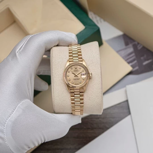 Rolex Oyster Perpetual Lady-Datejust 26mm 69178 Champagne Dial