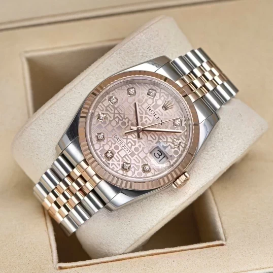 Rolex Oyster Perpetual Datejust 36mm 116231 Vi Tính Hồng Fullbox 2016