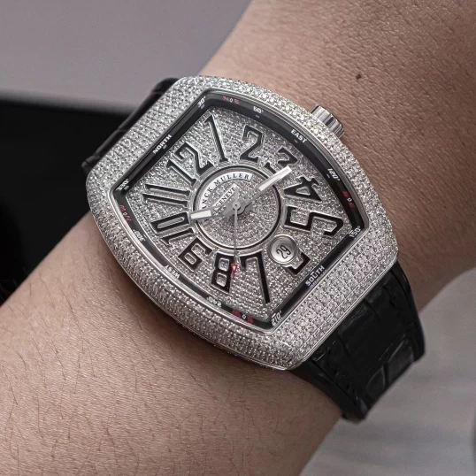 Franck Muller V41 Full Kim Cương Tự Nhiên Fullbox 2023