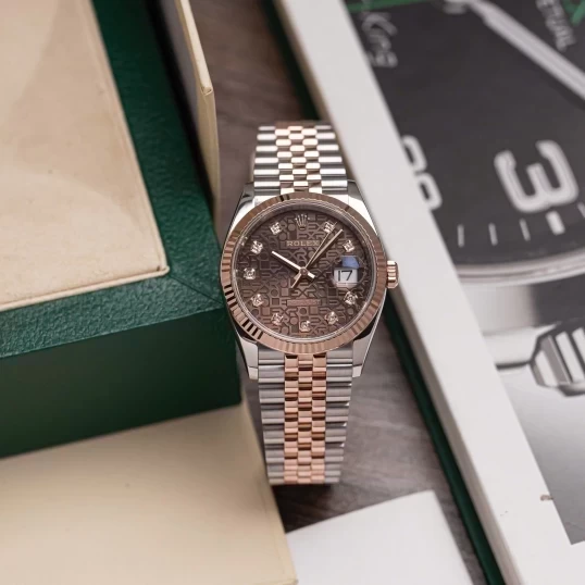 Rolex Oyster Perpetual Datejust 36mm 126231 Vi tính nâu