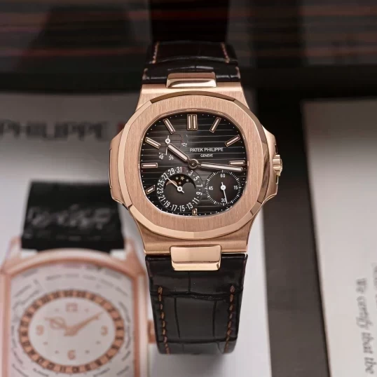 Patek Philippe Nautilus Moonphase Power Reserve 5712R-001 – 40mm Rose Gold