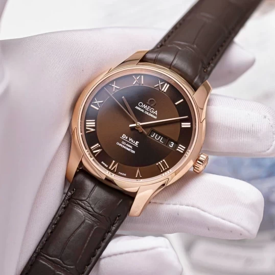 Omega De Ville Co-Axial Annual Calendar 41mm Ref. 431.53.41.22.13.001– Red Gold