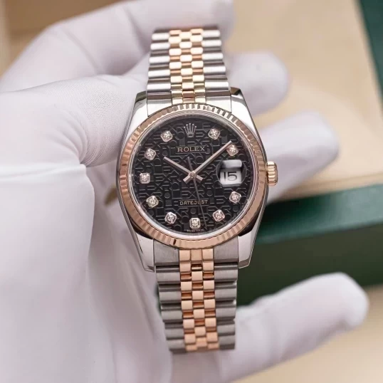 Rolex Oyster Perpetual Datejust 36mm ref 116231 Vi tính đen