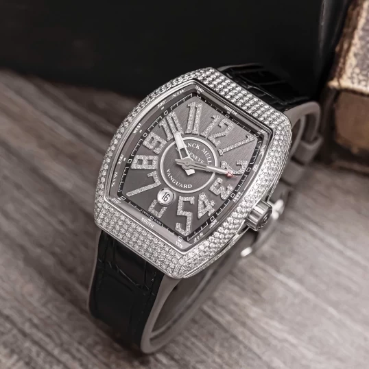 Franck Muller Vanguard V45 Steel – Custom Diamonds