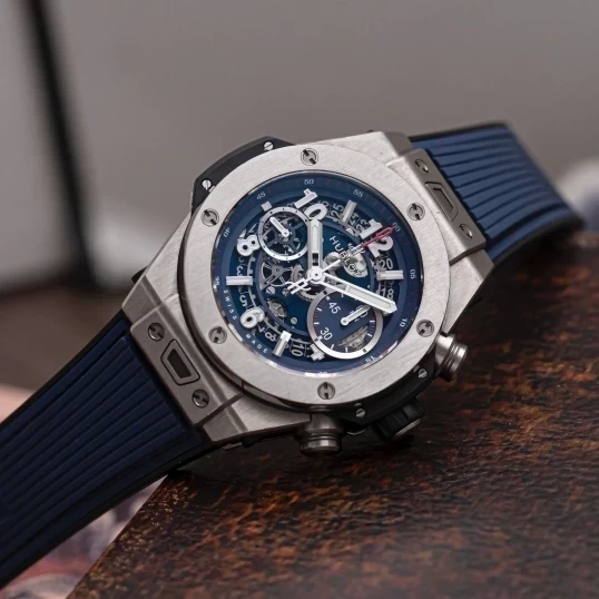 Hublot Big Bang Unico Titanium Blue 45mm Ref. 411.NX.5179.RX