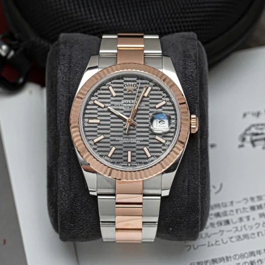 Rolex Oyster Perpetual Datejust 41mm Ref. 126301 Mặt số hoạ tiết gạch ( Brick Pattern Dial )