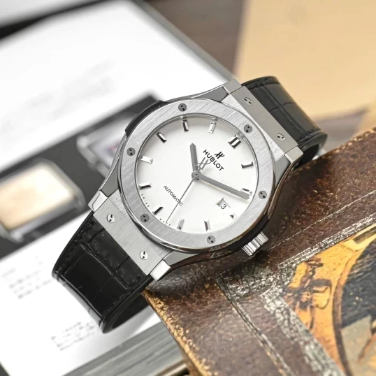 Hublot Classic Fusion Titanium 42mm Ref. 542.NX.2611.LR White Dial