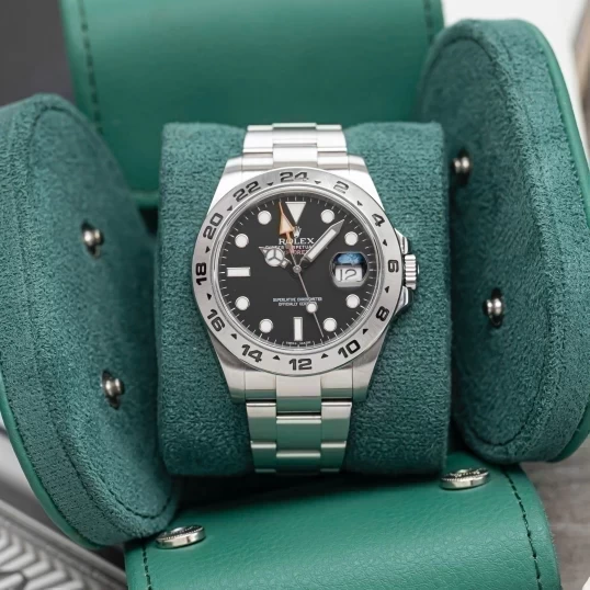 Rolex Oyster Perpetual Explorer II Ref. 216570 Black Dial