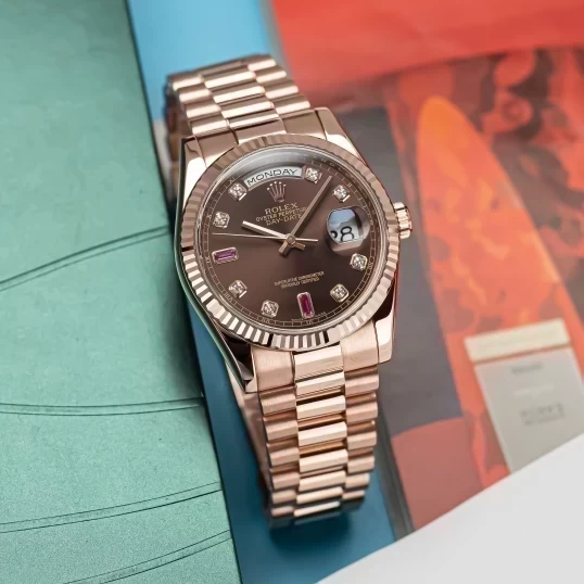 Rolex Oyster Perpetual Day-Date 36 Ref. 118235 Chocolate Dial
