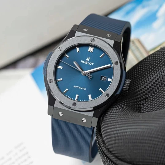 Hublot Classic Fusion Ceramic Blue 42mm Ref. 542.CM.7170.RX