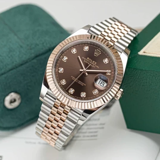 Rolex Oyster Perpetual Datejust 41 126331 Chocolate Diamond Dial – Fullbox 2019