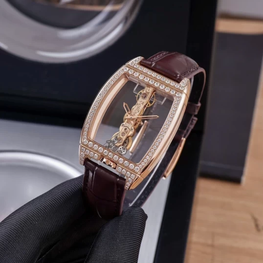Corum Golden Bridge Ref. B113/03859 – Rose Gold, Skeleton, Hand-Wound