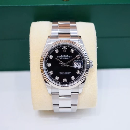 Rolex Oyster Perpetual Datejust 36 Ref. 126234 – Black Dial Diamond