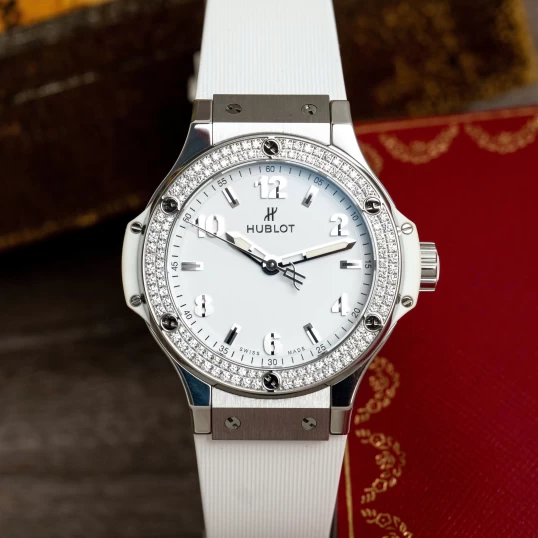 Hublot Big Bang Original Steel White Diamonds 38mm Ref. 361.SE.2010.RW.1104.PLP