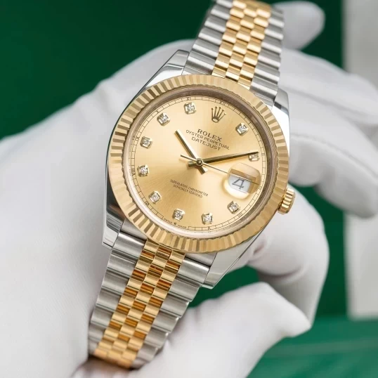 Rolex Oyster Perpetual Datejust Champagne Dial 41mm - Ref. 126333