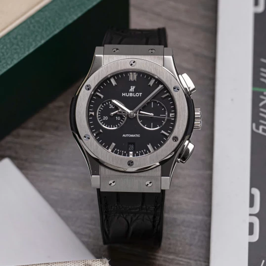 Hublot Classic Fusion Chronograph 42mm – Ref. 541.NX.1171.LR – Black Dial