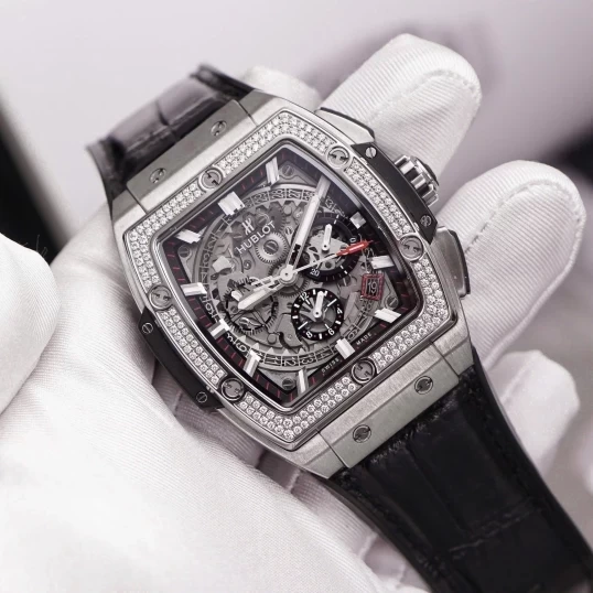 Hublot Spirit Of Big Bang Skeleton Dial Diamond Bezel 42mm – Ref. 641.NX.0173.LR.1104
